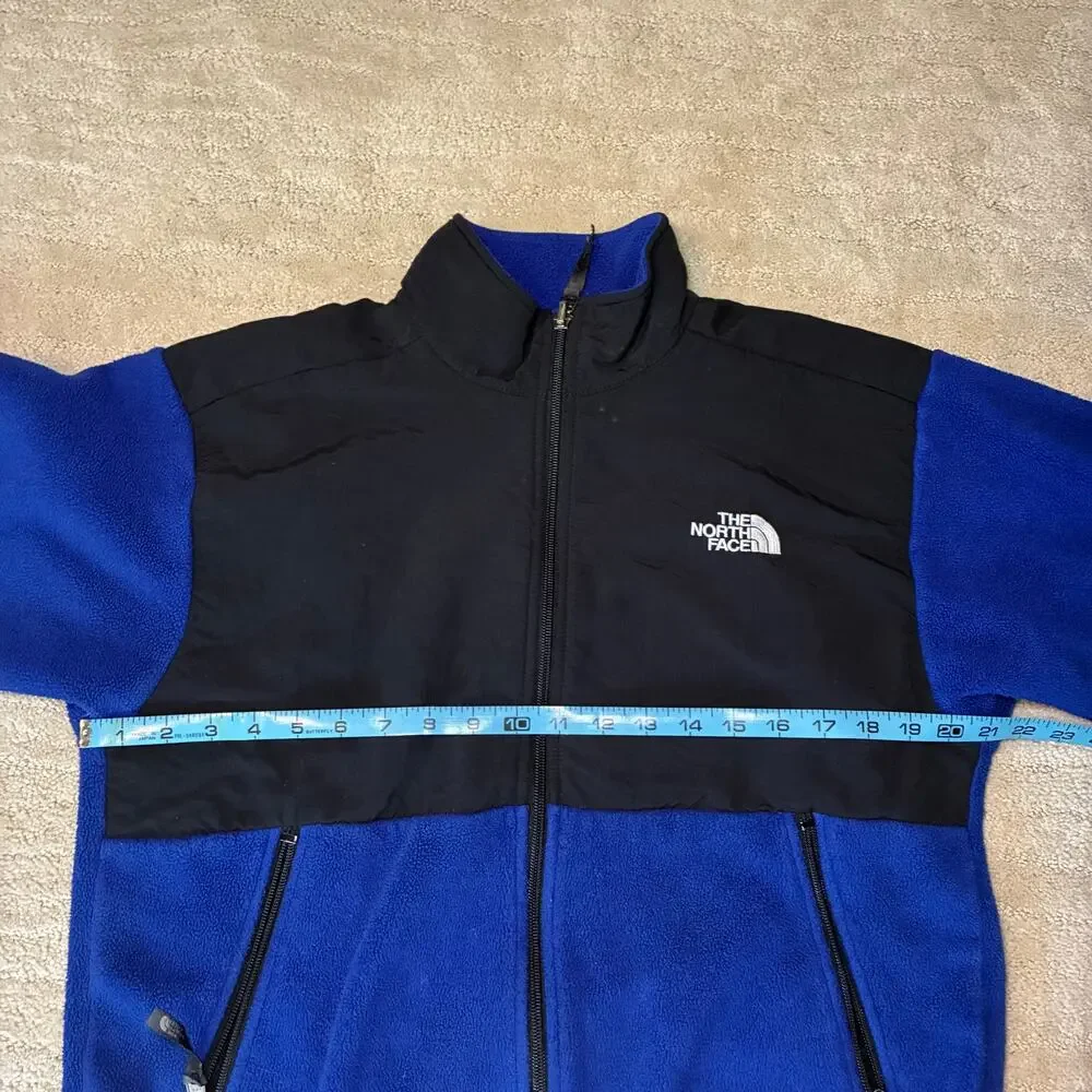 The North Face Youth Boys L Blue Denali Fleece Full Zip Jacket